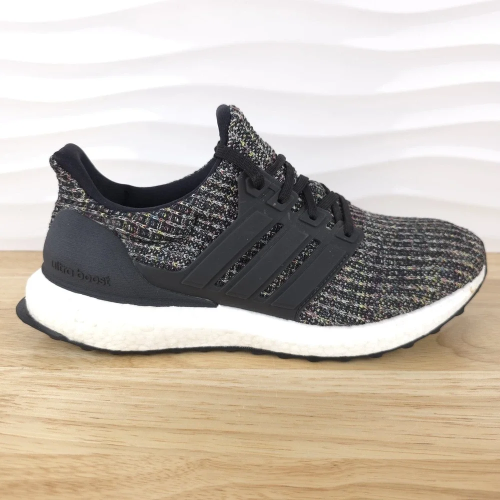 Adidas‎ Ultra Boost 3.0 Sneakers Womens 8 Youth 6.5 Core Black Carbon Ash Shoes